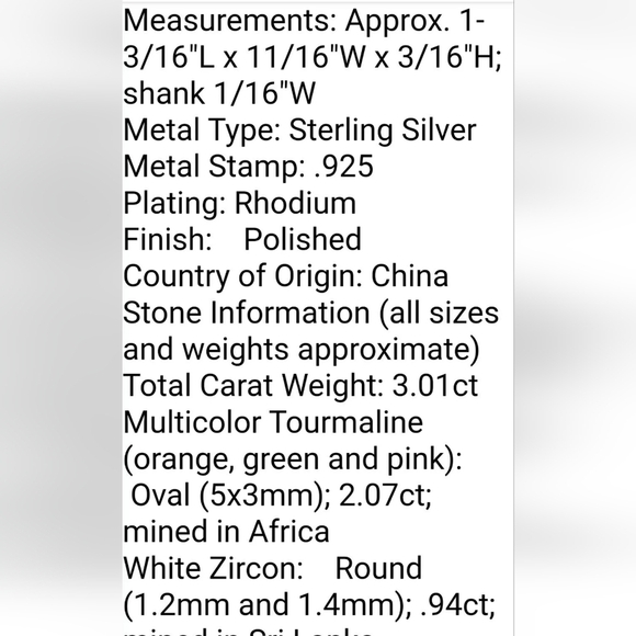 Tourmaline ring - Picture 5 of 16